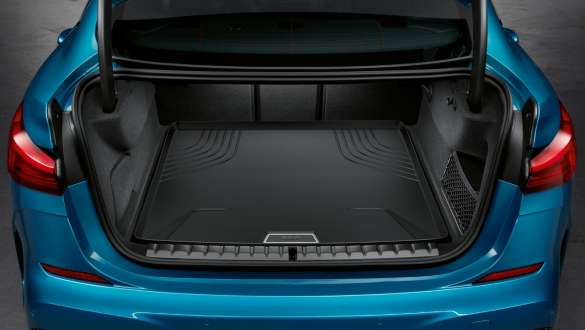 BMW luggage compartment mat BMW 2 Series Gran Coupé BMW luggage compartment mat BMW 2 Series Gran Coupé Snapper Rocks Blue metallic F44 interior