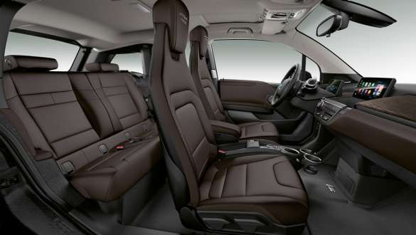 BMW i3 Unique Forever Edition I01 Interior cockpit seat with “Unique Forever” stitching