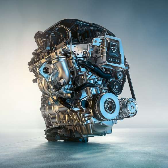 BMW M135i xDrive engine. M TwinPower Turbo 4-cylinder petrol engine of the BMW M135i xDrive with 225 kW (306 hp).