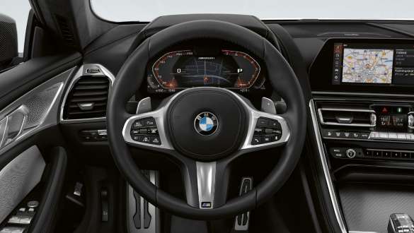 M leather steering wheel BMW M850i xDrive Gran Coupé M leather steering wheel BMW M850i xDrive Gran Coupé G16 2019 interior