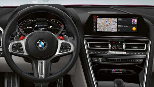 M specific instrument cluster BMW M8 Competition Gran Coupé M specific instrument cluster BMW M8 Competition Gran Coupé F93 2020 cockpit