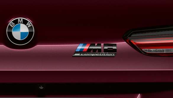 M8 Competition designation BMW M8 Competition Gran Coupé M8 Competition designation BMW M8 Competition Gran Coupé F93 2020 BMW Individual Ametrine metallic close-up rear