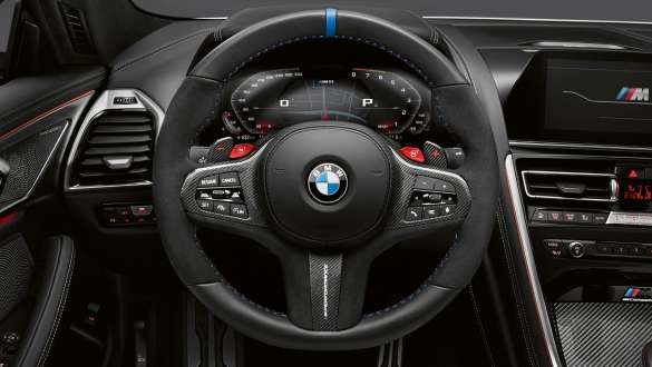 M Performance steering wheel pro M Performance Parts BMW M8 Gran Coupé F93 LCI Facelift 2022 BMW M8 Gran Coupé F93 LCI Facelift 2022 M Performance steering wheel pro M Performance Parts