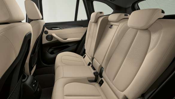 BMW X1 F48 LCI adjustable rear seats BMW X1 F48 LCI interior with adjustable rear seats