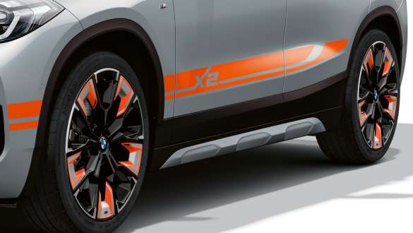 Side skirts BMW X2 F39 Side skirts BMW X2 F39 2020 Brooklyn Grey three quarter side view