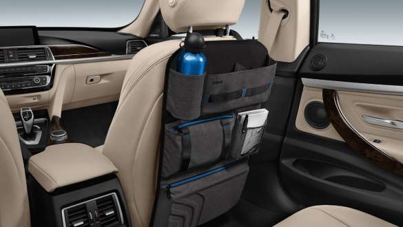 BMW backrest bag anthracite/blue BMW Spring Summer Accessories BMW backrest bag anthracite/blue
