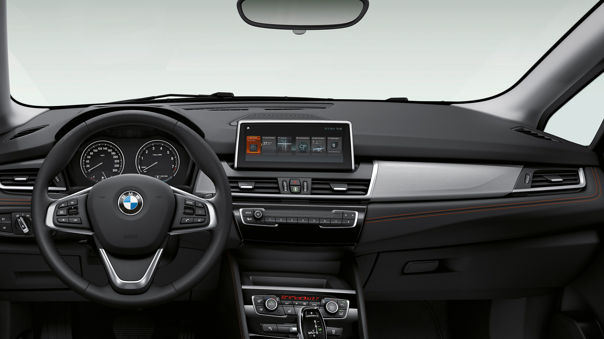 Cockpit BMW 2 Series Active Tourer Model Sport Line Cockpit BMW 2 Series Active Tourer Model Sport Line 220i F45 2018