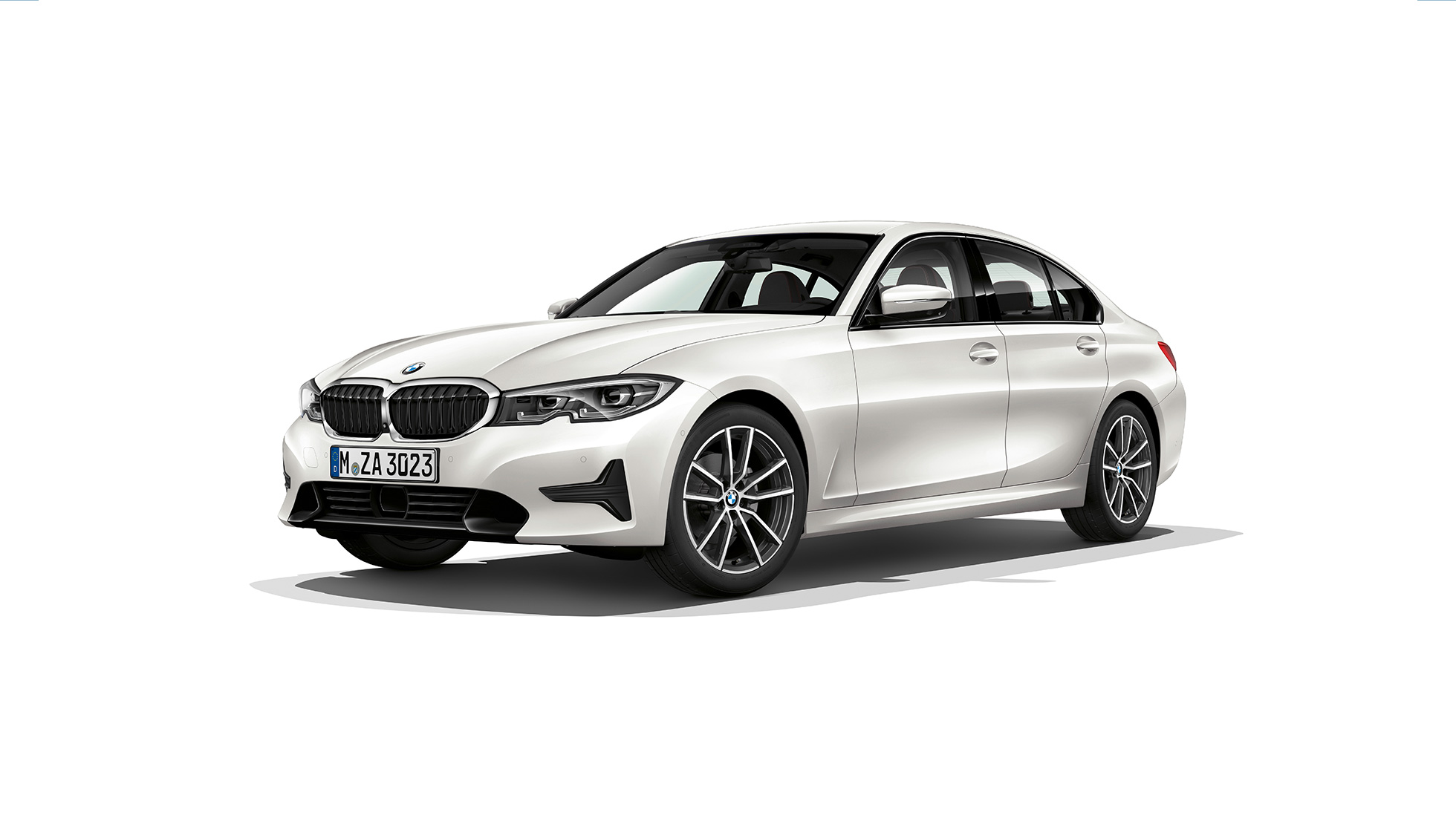 BMW 3 Series Sedan, Model Sport Line. Side still shot of BMW 3 Series Sedan as Model Sport Line.