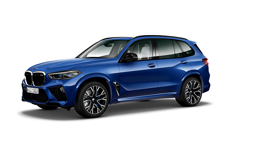 BMW X Series BMW X5 M Automobile G05 MP three-quarter side view BMW X Series BMW X5 M Automobile G05 MP three-quarter side view
