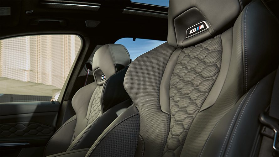BMW X5 M Competition F95 2023 M multifunctional seats
