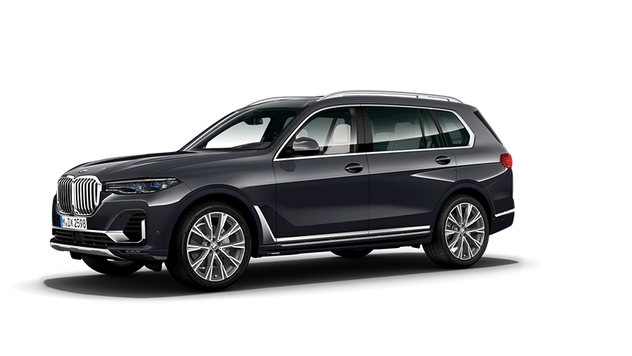 BMW X Series BMW X7 G07 three-quarter side view BMW X Series BMW X7 G07 three-quarter side view