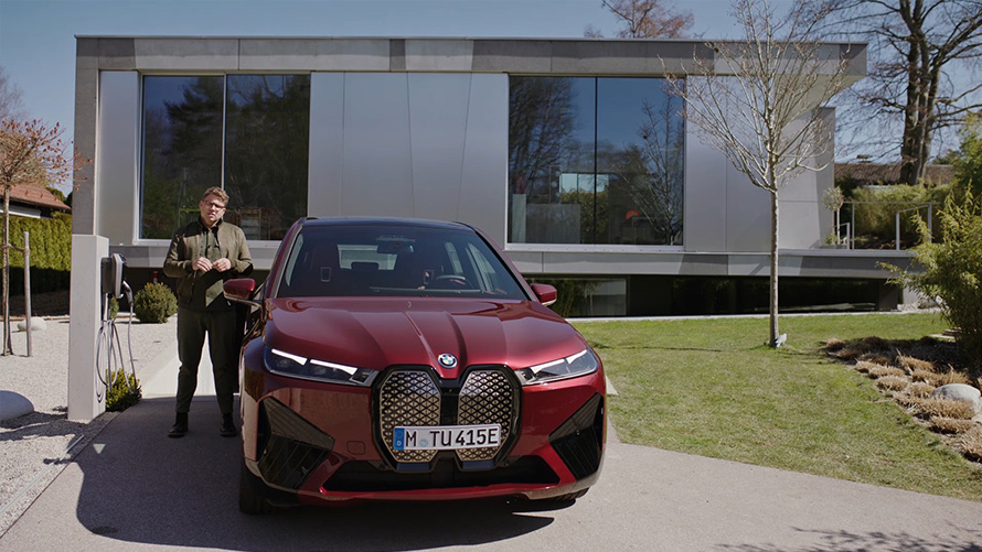 BMW electric cars BMW iX home charging BMW Wallbox Smart Partner Wallbox video